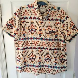 American Eagle button down southwestern pattern